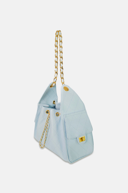 Quinn Hobo Small Ice Blue