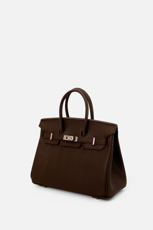 Blake Double Handle Bag Ganache SHW