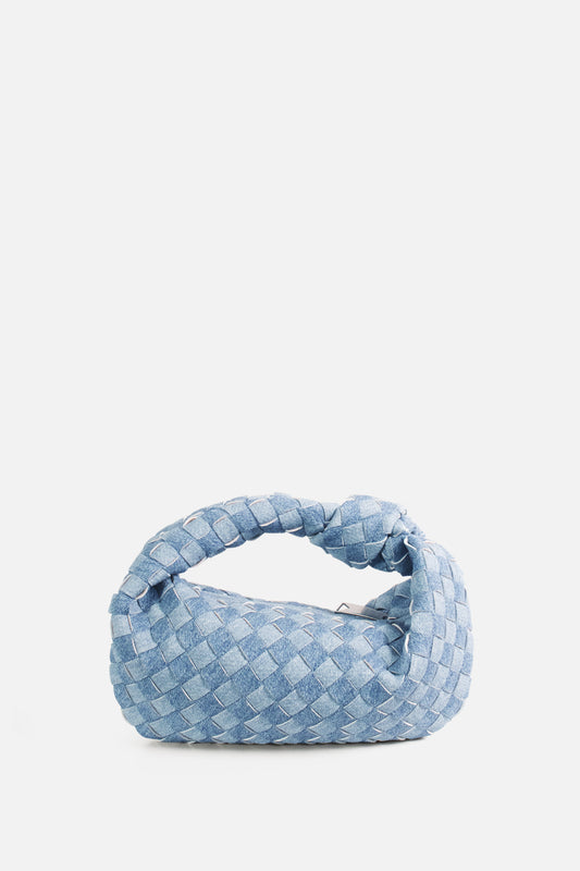 Ross Knot Handle Bag Denim