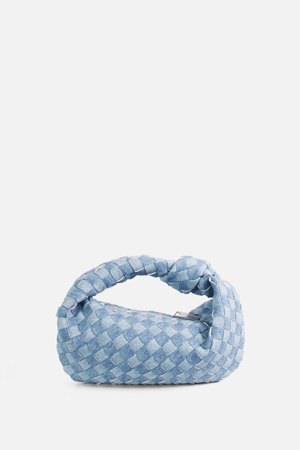 Ross Knot Handle Bag Denim