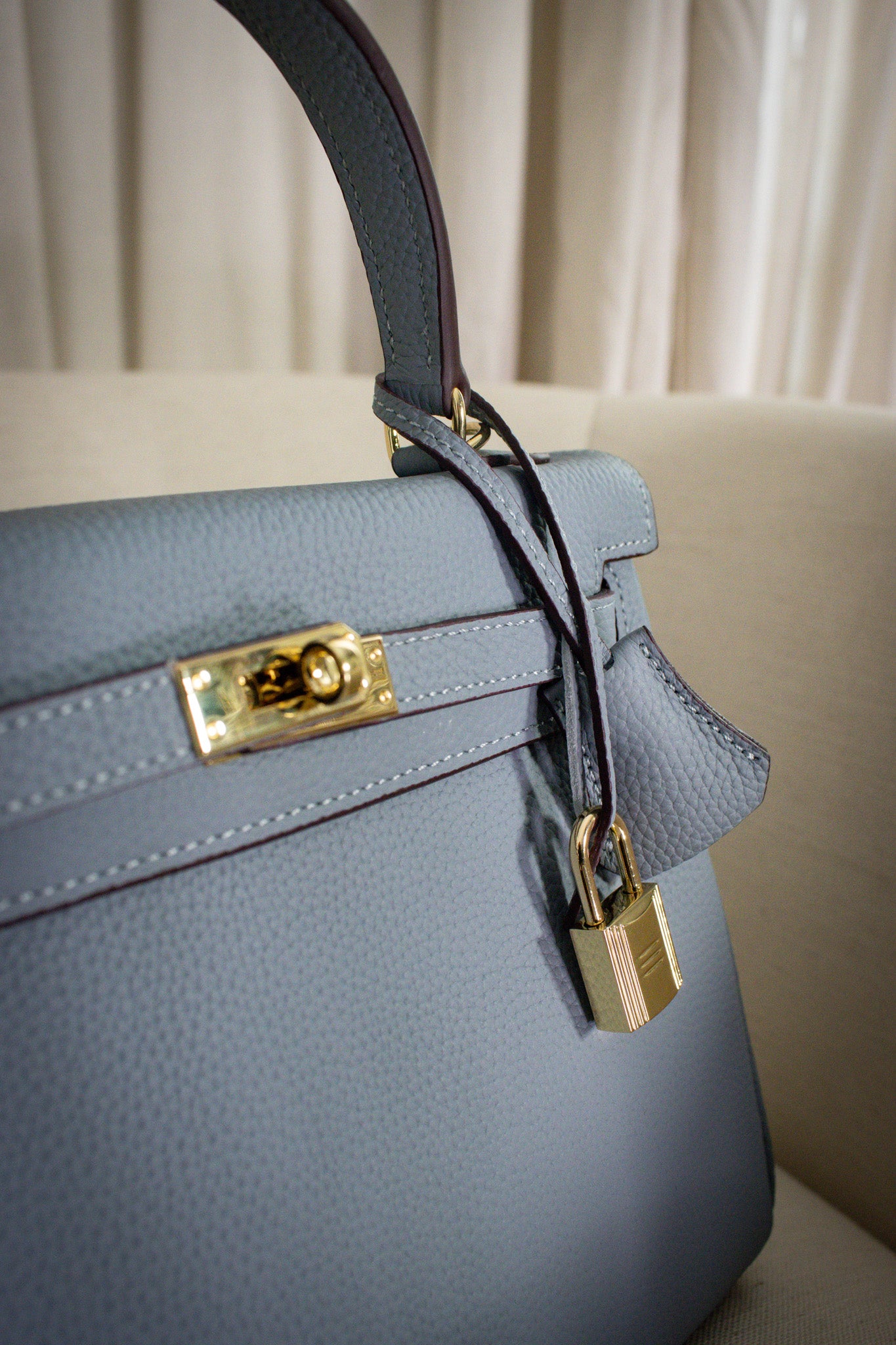 Alora Top Handle Bag Sky – The Vault Label