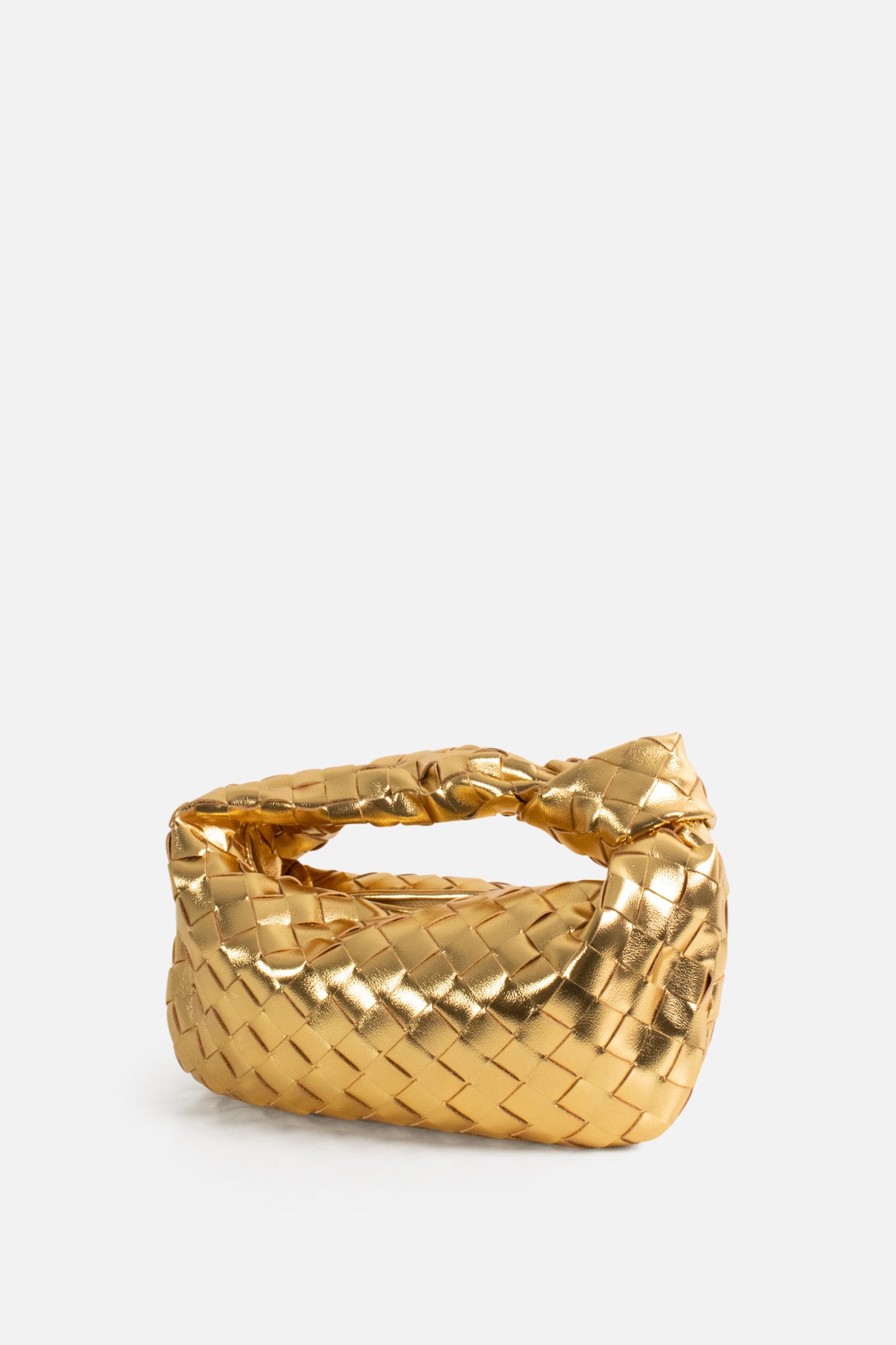 Ross Knot Handle Bag Gold