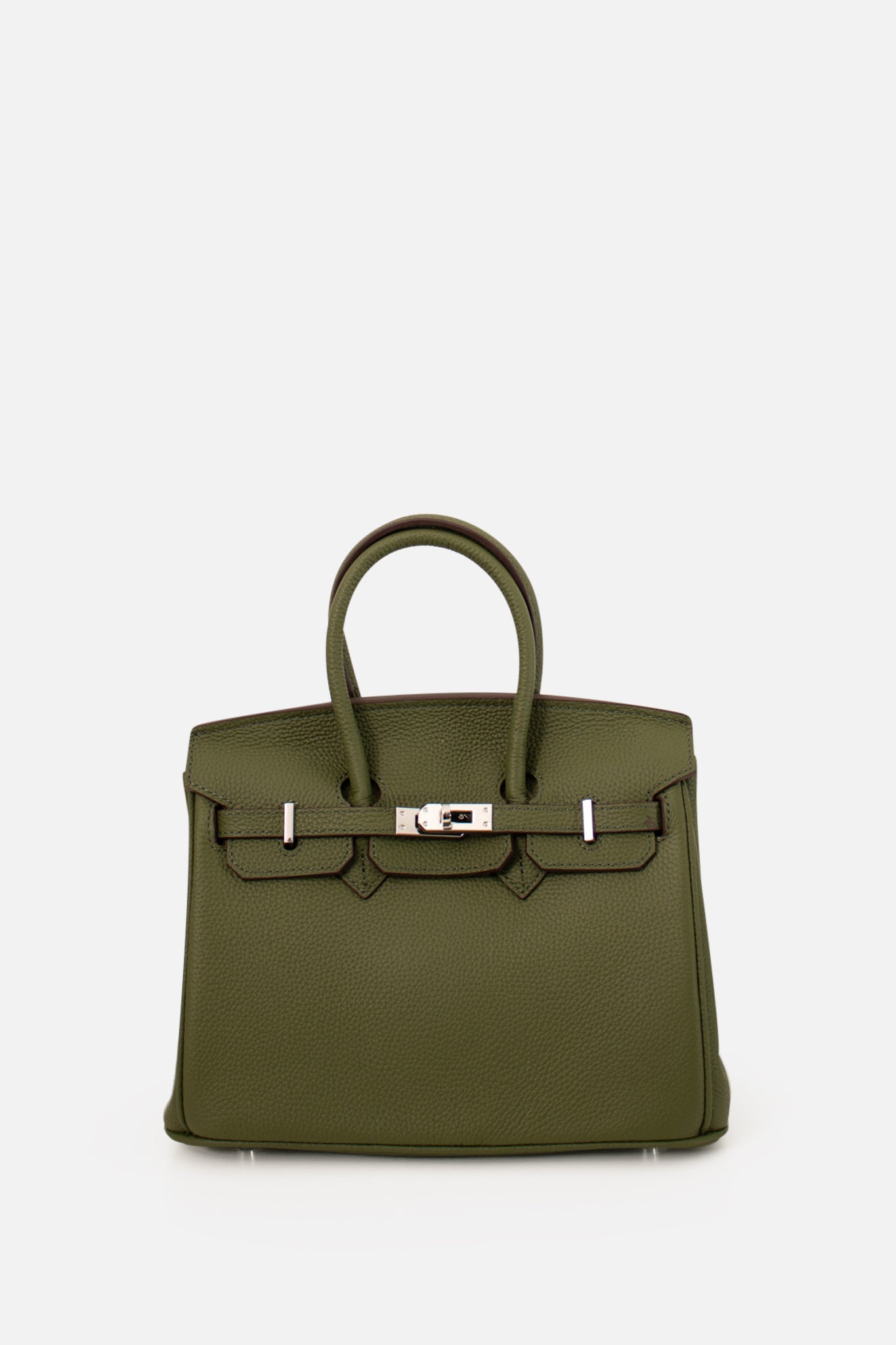 Blake Double Handle Bag Army SHW