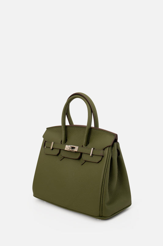 Blake Double Handle Bag Army SHW