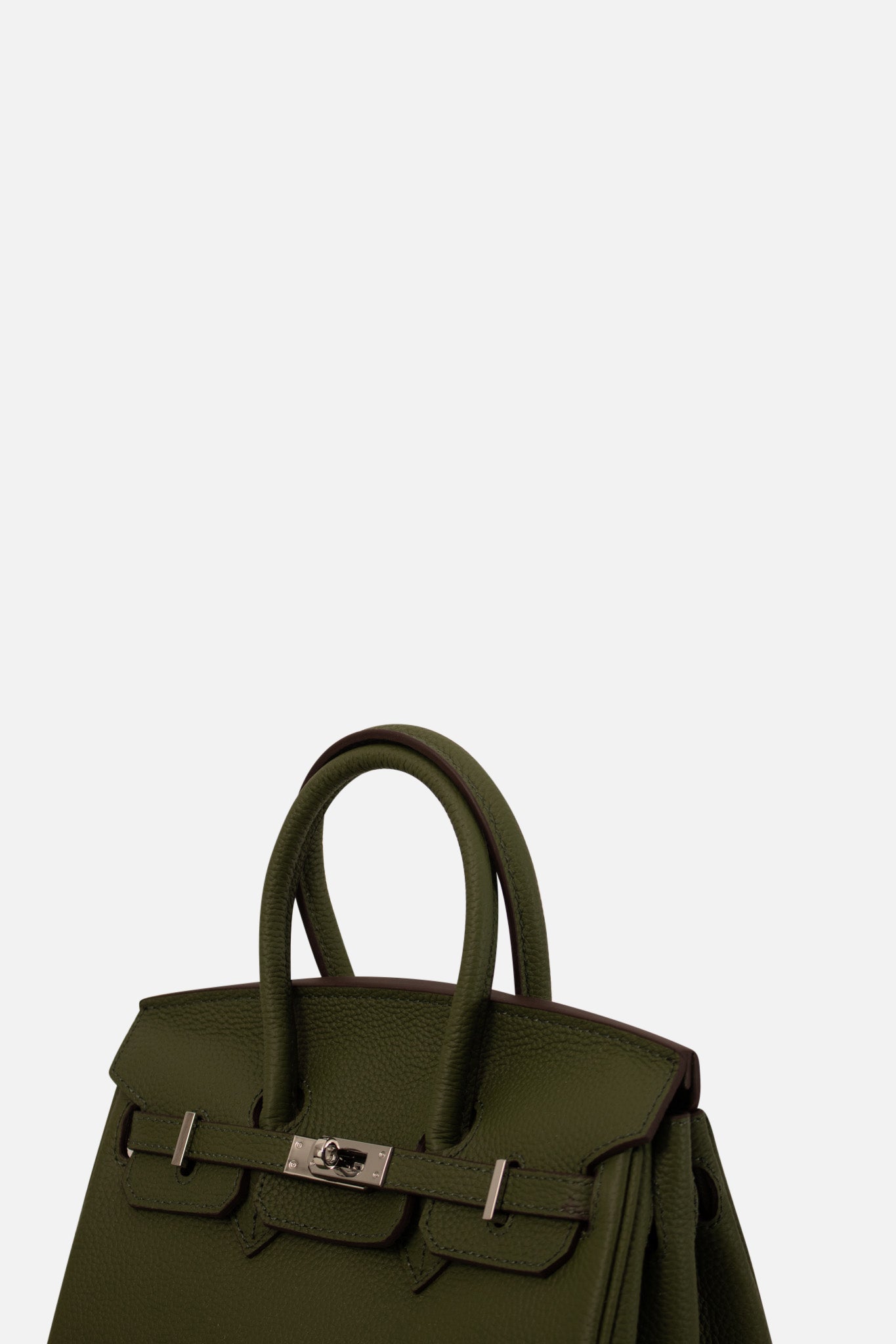 Blake Double Handle Bag Army SHW