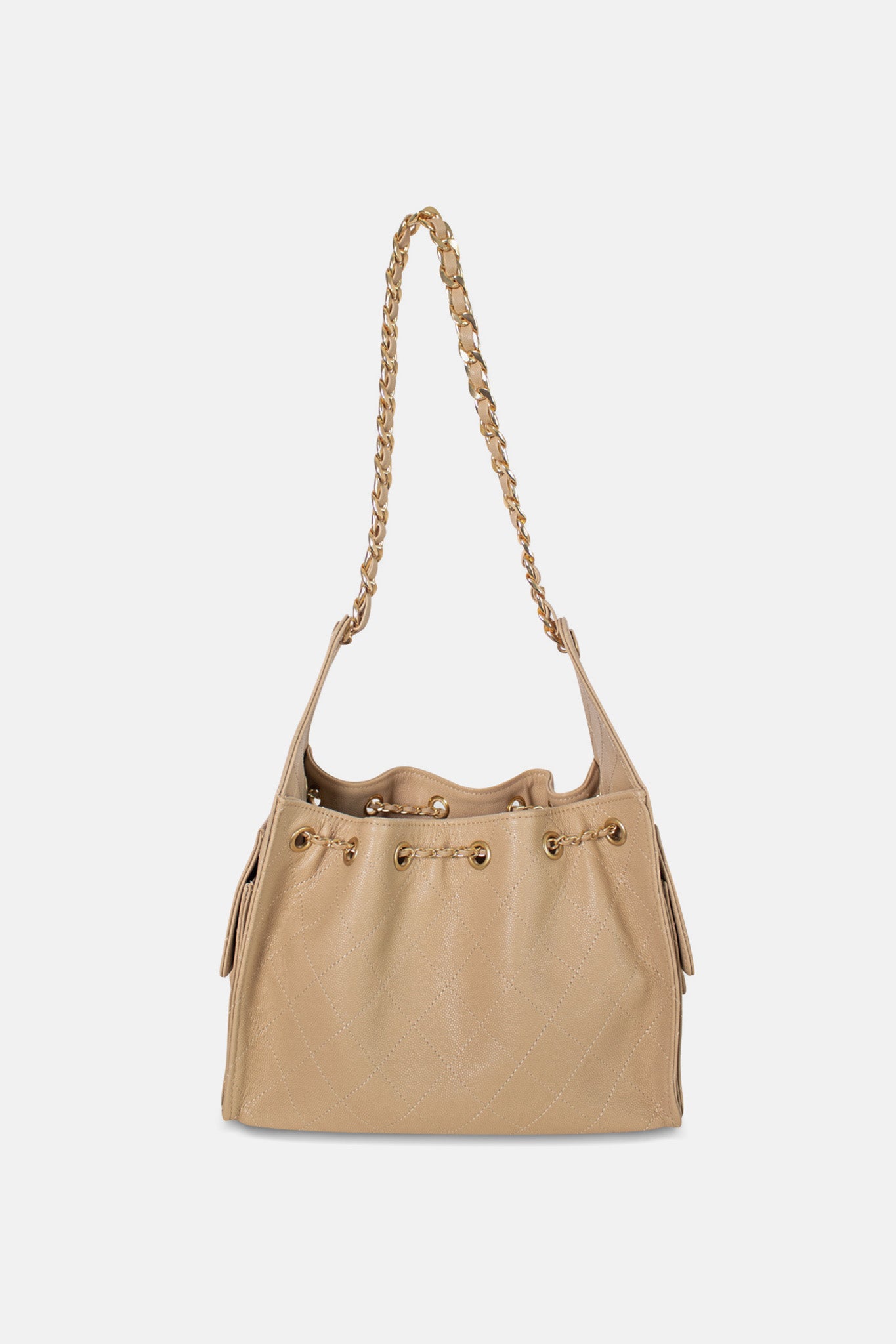 Quinn Hobo Small Nude Brown
