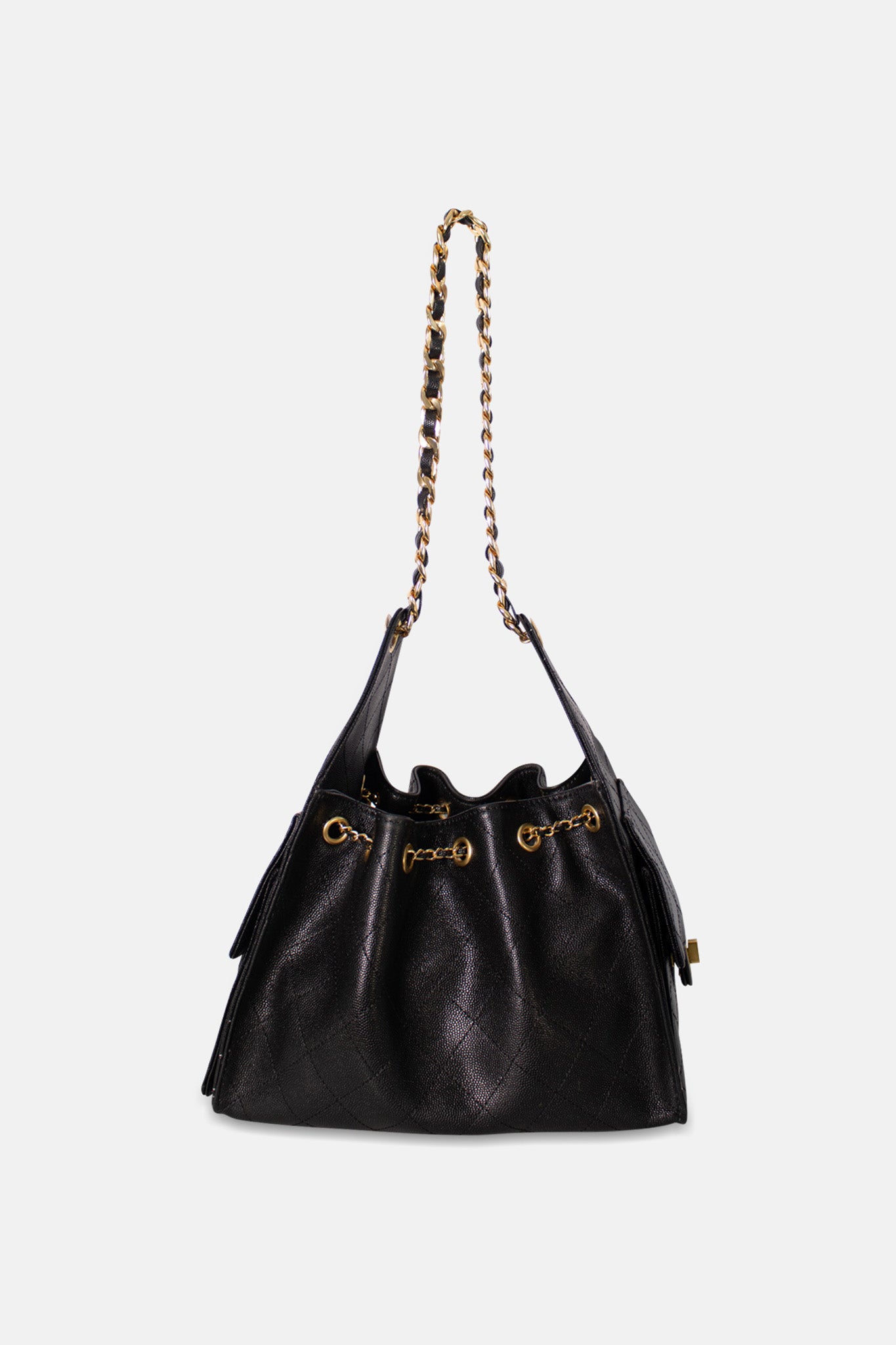 Quinn Hobo Small Black