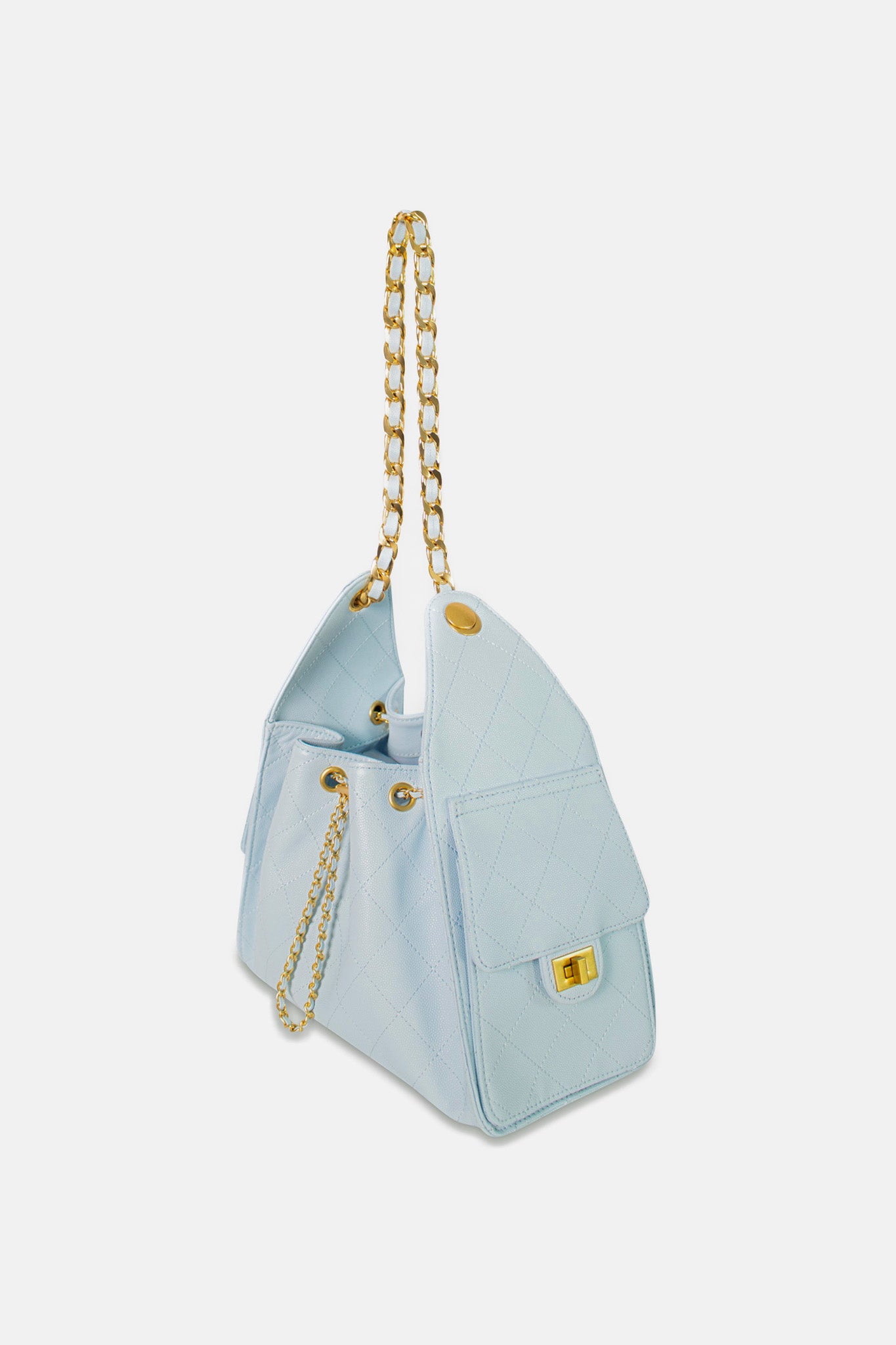 Quinn Hobo Small Ice Blue