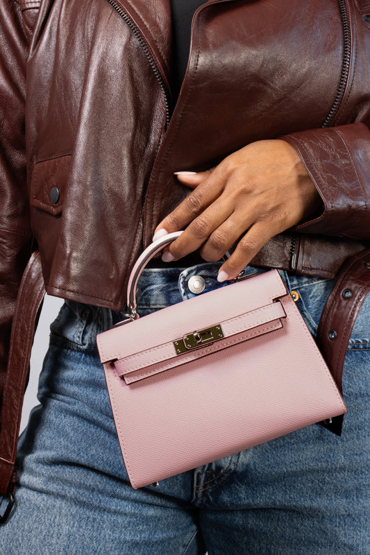 Eva Mini Top Handle Blush